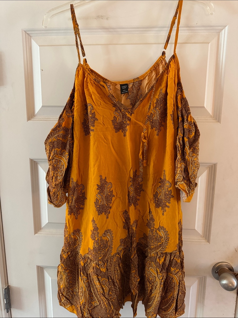 SHEIN | Paisley Cold-Shoulder | Women's Top